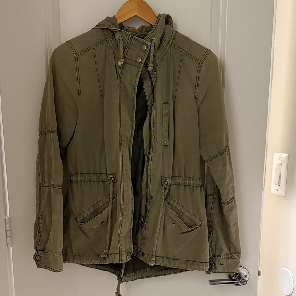 H&M Olive Utility Jacket